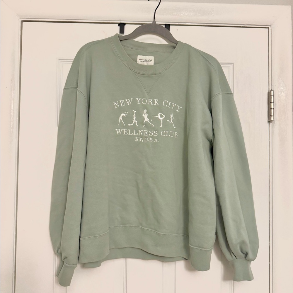 A&F Green New York City Sweatshirt
